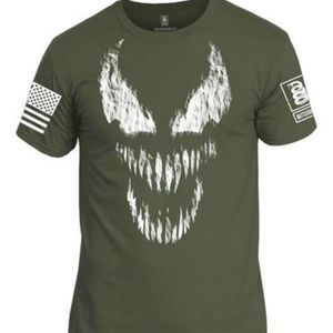 Venom Cotton Crew Neck T Shirt